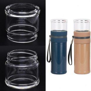 匡迪华象772号不锈钢保温杯K5547玻璃杯盖HX7723通用水杯盖子配件