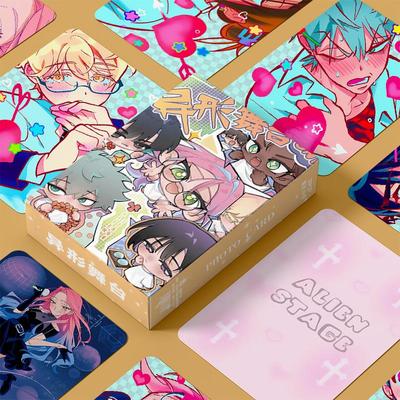 异形舞台周边三寸盒装55张镭射小卡照片卡膜卡册照片礼物