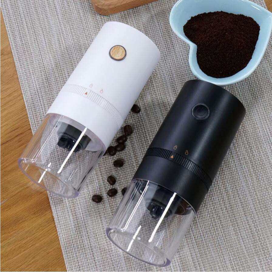 电动咖啡研磨机磨粉机全自动家用研磨器充电款小型磨豆机手摇手磨