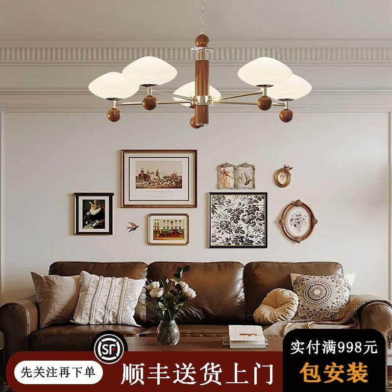 法式中古客厅吊灯新款大厅美式复古吊灯轻奢魔豆餐厅灯具大气餐厅,玩具/童车/益智/积木/模型,毛绒/玩偶/公仔/布艺类玩具,淘宝优惠券,粉丝福利购,淘宝优惠卷