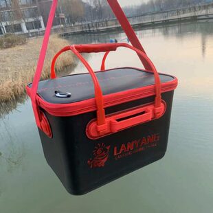 钓鱼桶一体成型eva活鱼桶一次成型桶钓鱼饵料桶加厚装鱼桶硬壳