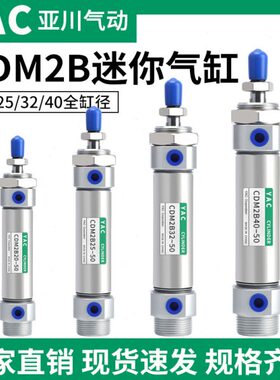 CDM2B不锈钢迷你气缸20气动25/32/40*50X75X100X125X150X200*300Z