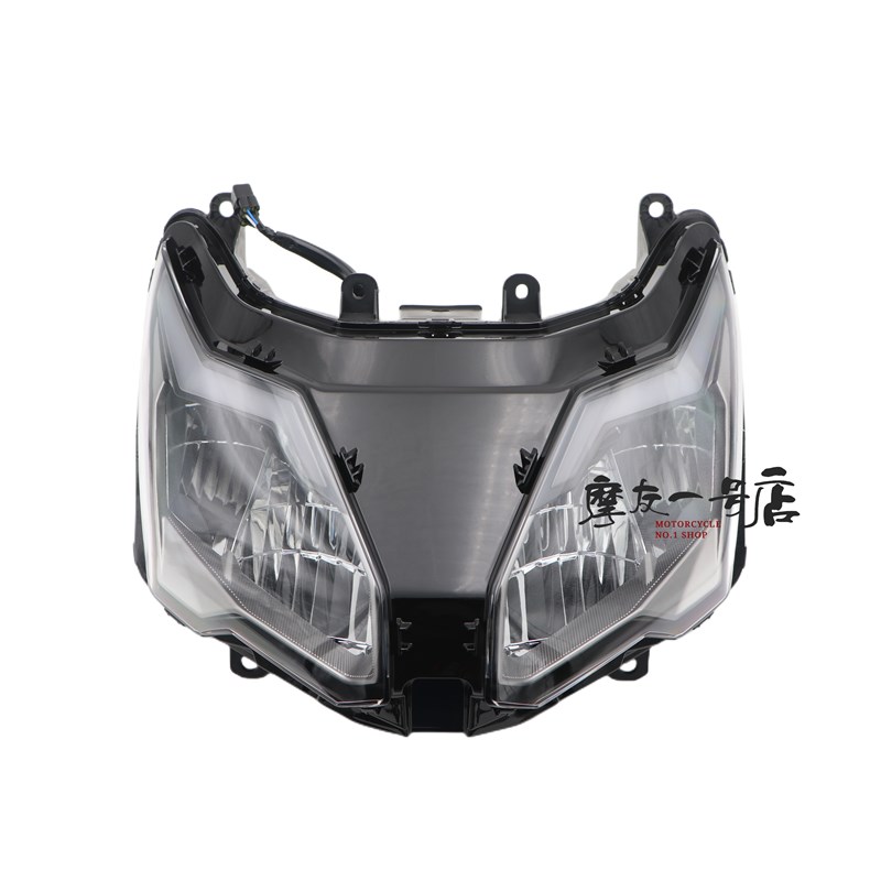 适用AFR125大灯总成玻璃HJ125T-27前照灯远近光灯原Z厂车头大灯