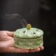 简约现代龙泉青瓷2H香薰炉打篆沉檀盘香器家用室内中式 书房桌摆件