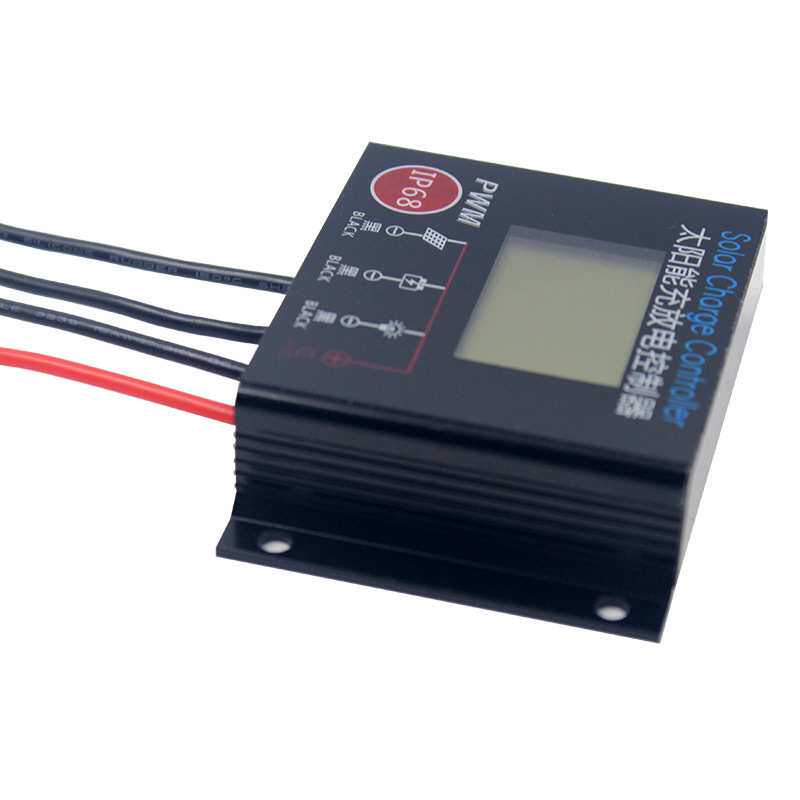 防水太阳能控制器12V/24V 10A 20A远程监控铅酸、锂电太阳能控制