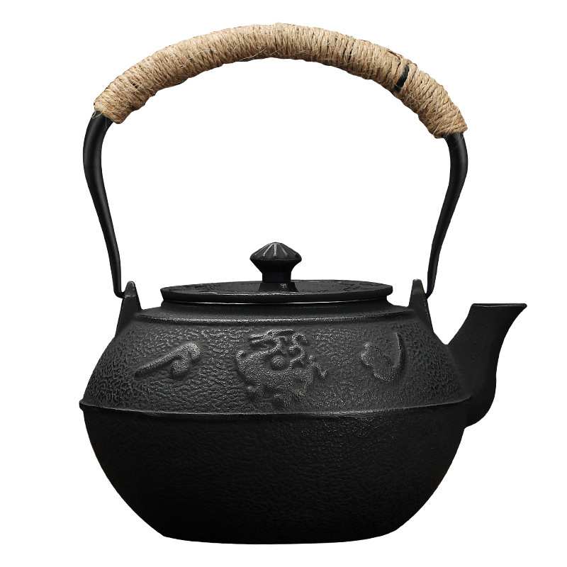 铁壶煮茶壶纯手工铁茶壶铸铁碳炉风炉家用过滤泡茶专用烧水壶