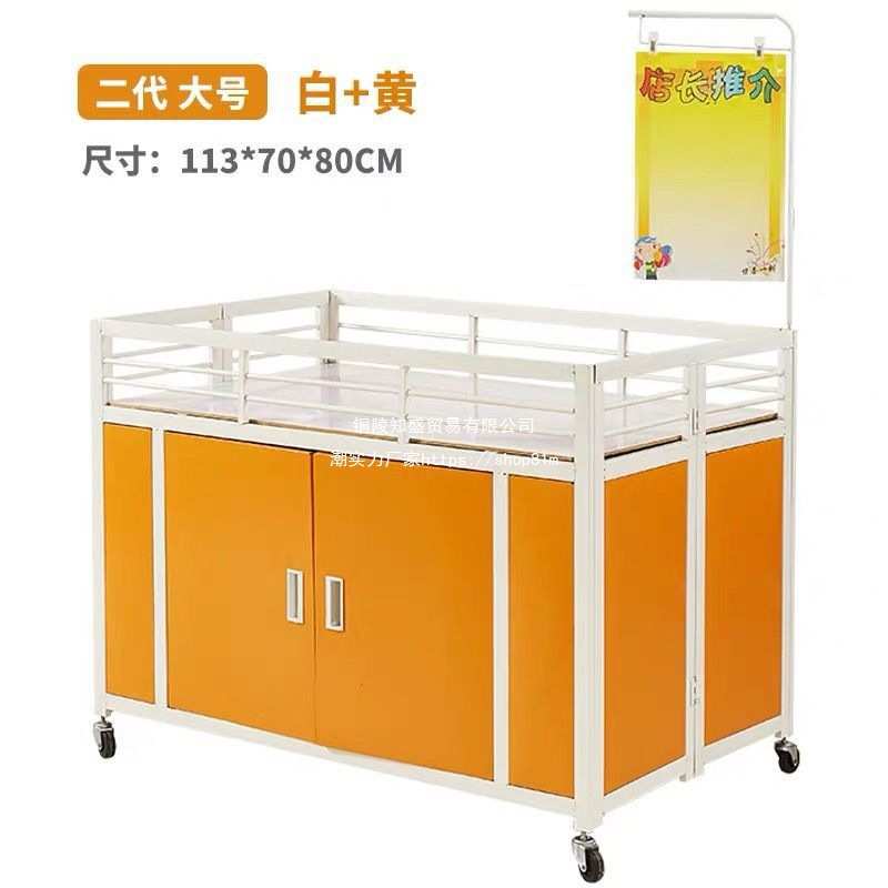 超市促销花车服装店货架甩货车摆摊推车折叠车户外摆摊小推车