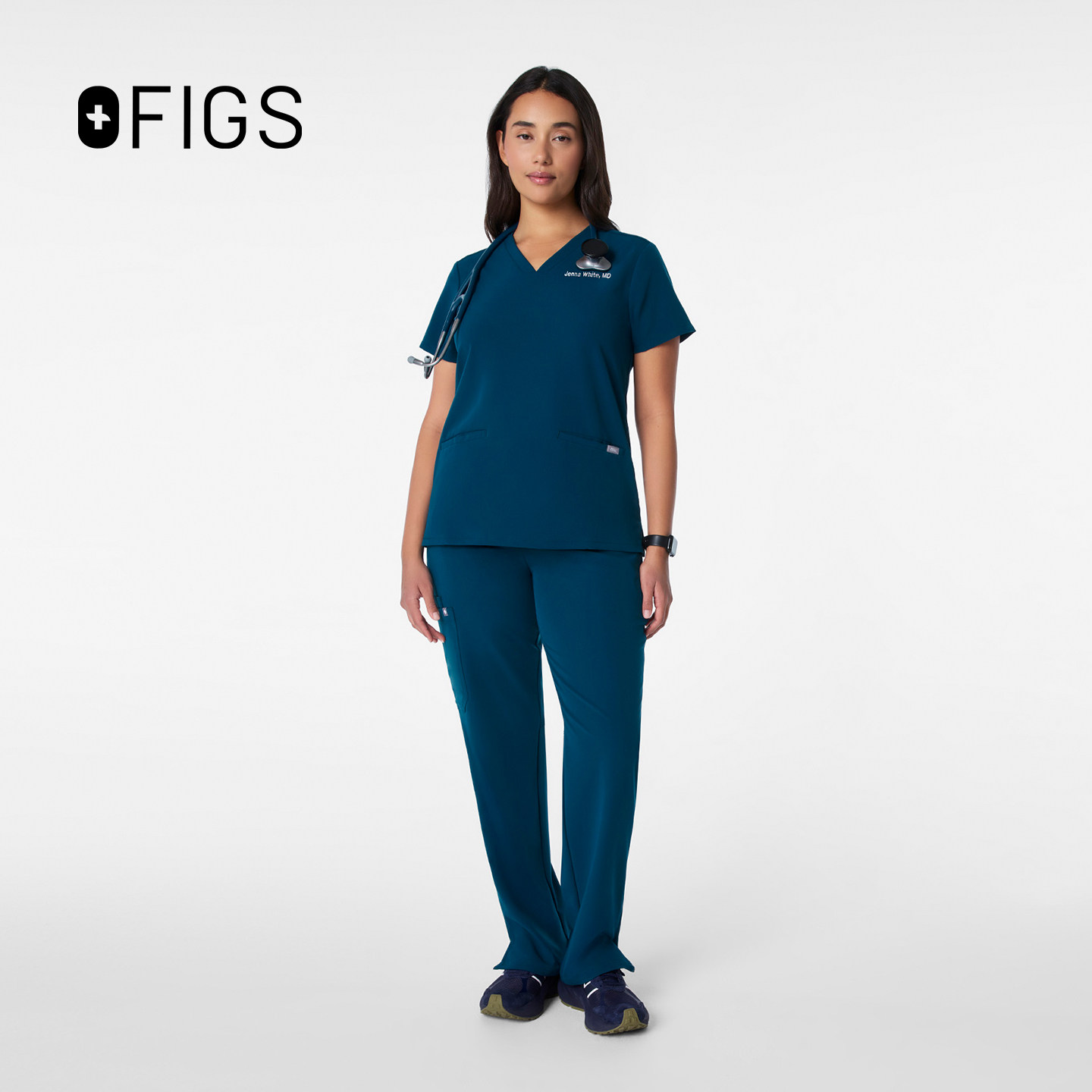 【双11特价】FIGS 女士医护 医护制服 口腔医生洗手服