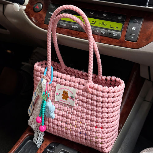 藤条编织包diy材料包菜篮子手工编织手机包单肩包送女友闺蜜礼物