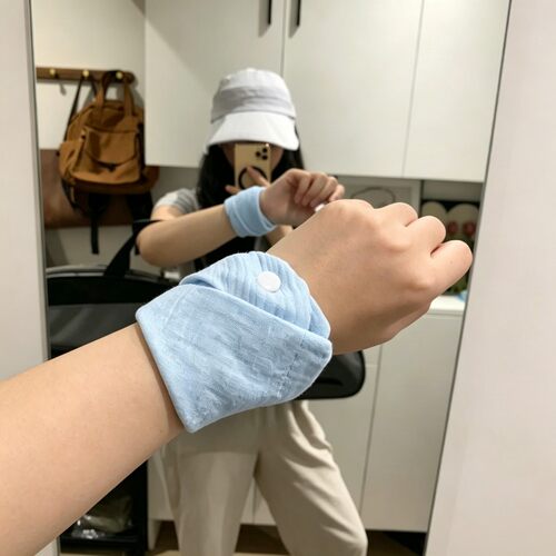 流汗救星！儿童口水巾女式运动汗巾新款手腕健身毛巾腕巾透气吸水