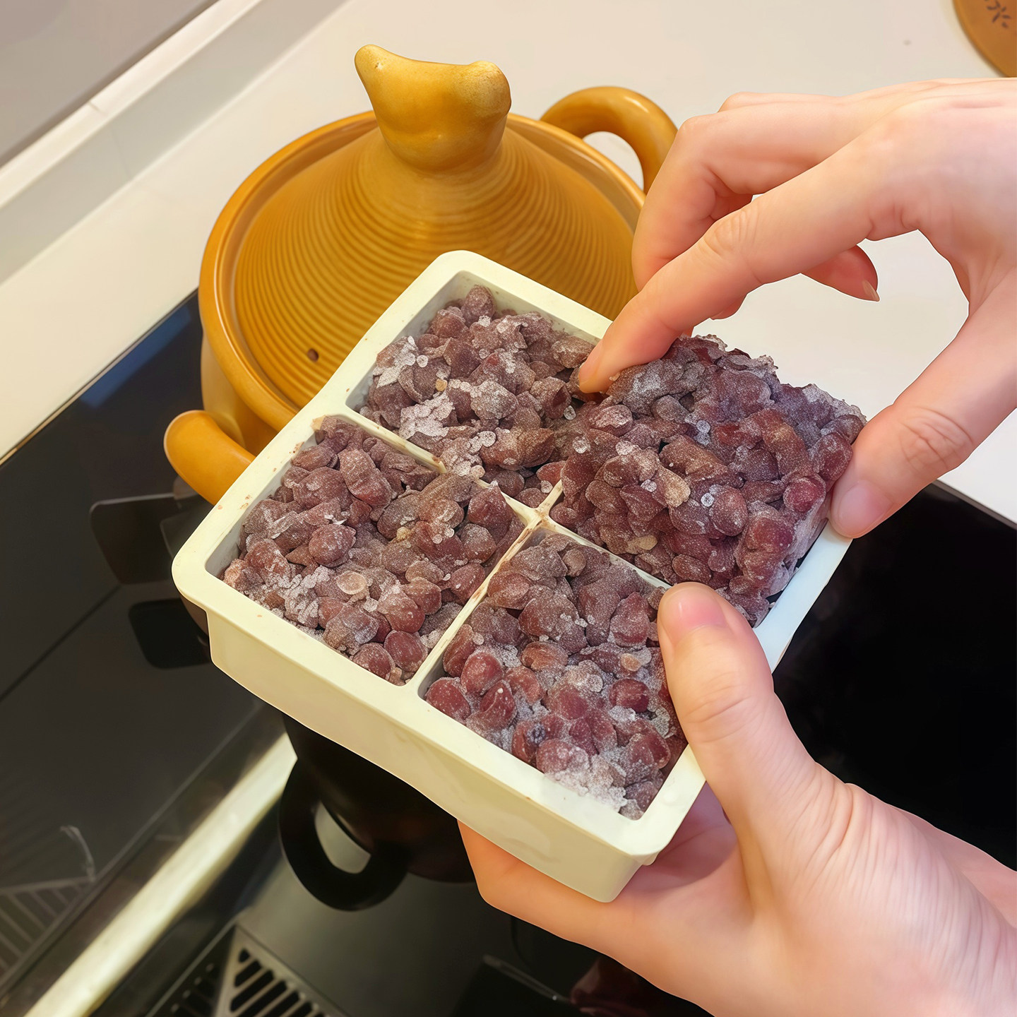 冷冻分装盒食品级冷冻汤副食品红豆粥家用冰格模具食物分格收纳盒
