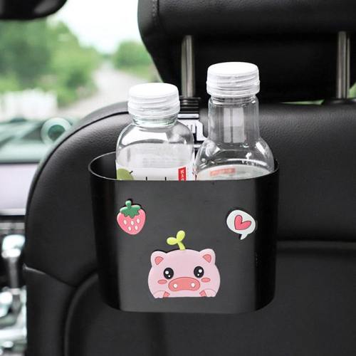 汽车垃圾桶卡通椅背车门挂式储物盒多功能垃圾收纳桶汽车内饰用品