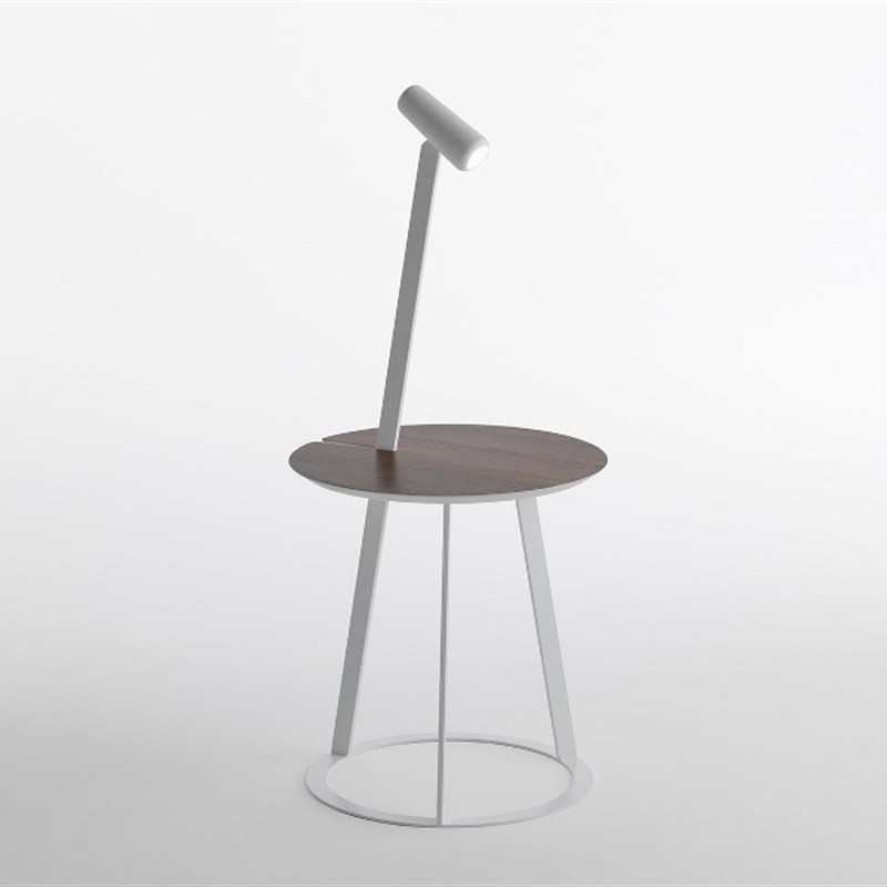 现代简约客厅边桌茶几落地灯卧室床头置物架立式灯V北欧简约家用