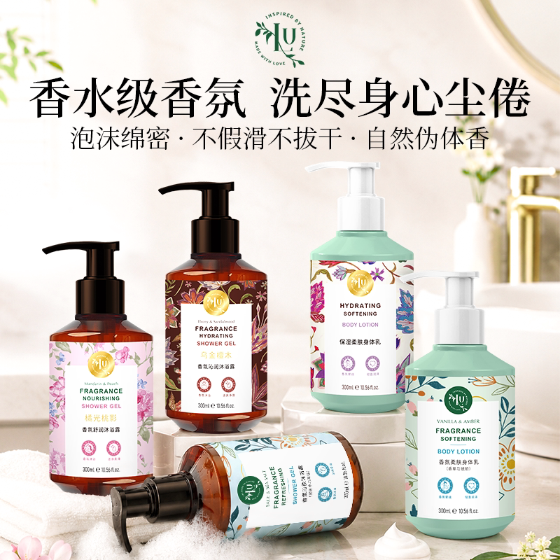 LU英伦香氛身体乳秋冬补水留香