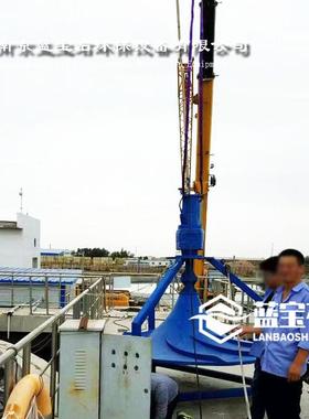 高MLSS污泥双曲面搅拌机 潜水式安装 沉水式双曲面搅拌器QGSJ