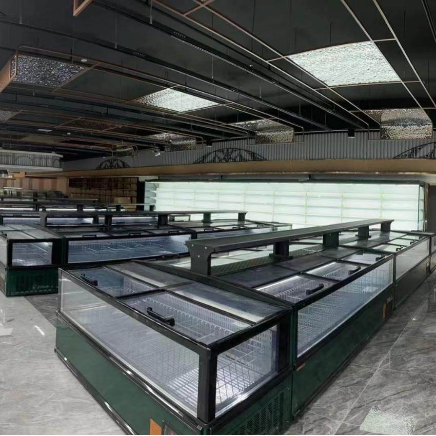 奥驰冰灵组合视窗岛柜/背后挂蒸发器岛柜/ 无霜不结冰的岛柜,商业/办公家具,冷藏展示柜,淘宝优惠券,粉丝福利购,淘宝优惠卷