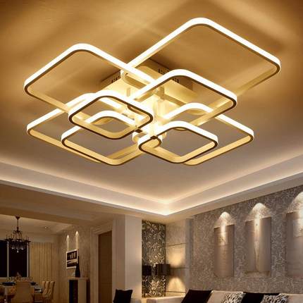 时尚大气后现代组合书房卧室灯具客厅个性创意LED吸顶灯