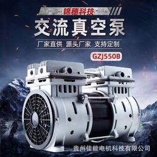 锦穗科技220V50Hz550W真空泵静音小型真空泵无油真空泵微型负压泵
