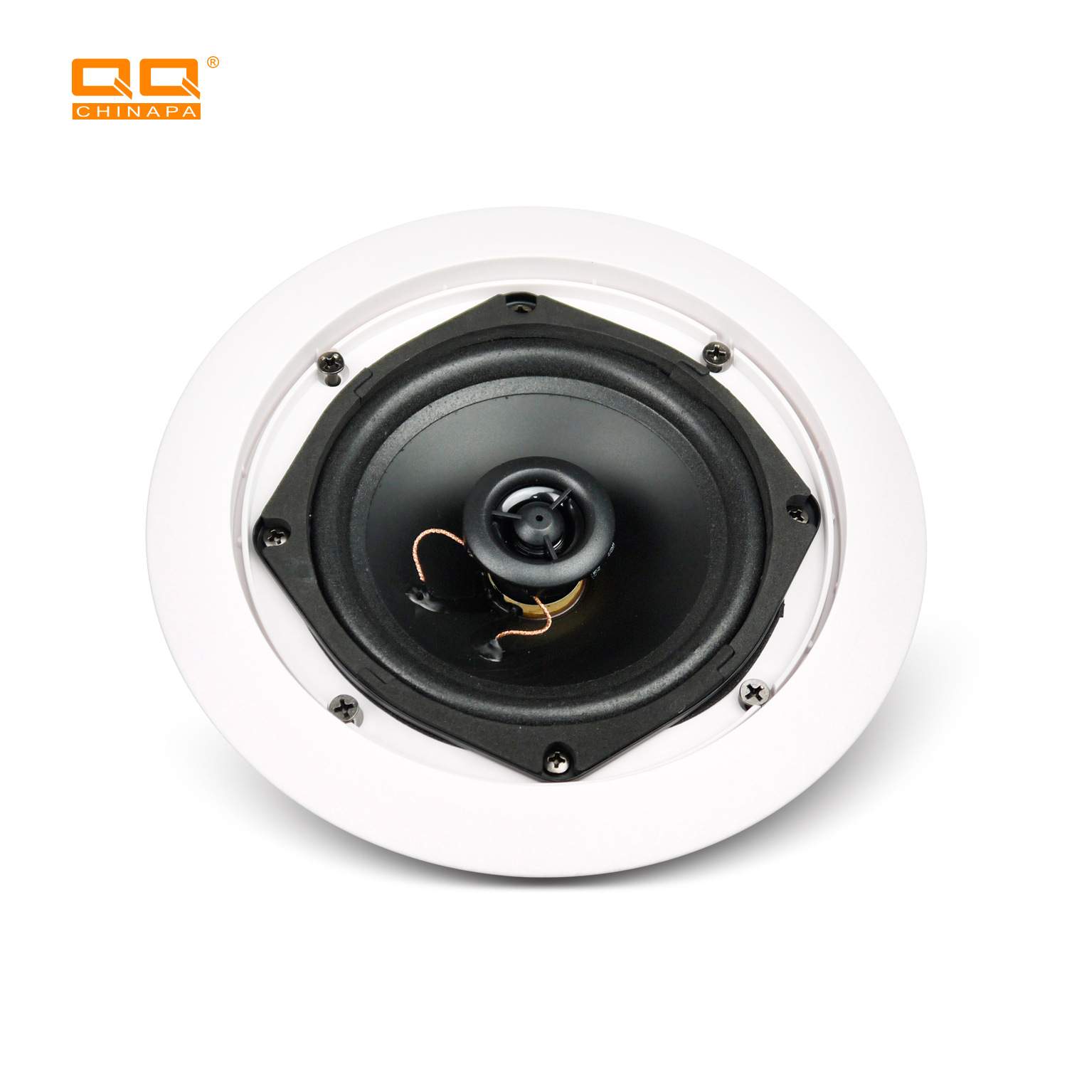 20-40W天花喇叭 背景音乐定压同轴吸顶音箱公共广播系统扬声器
