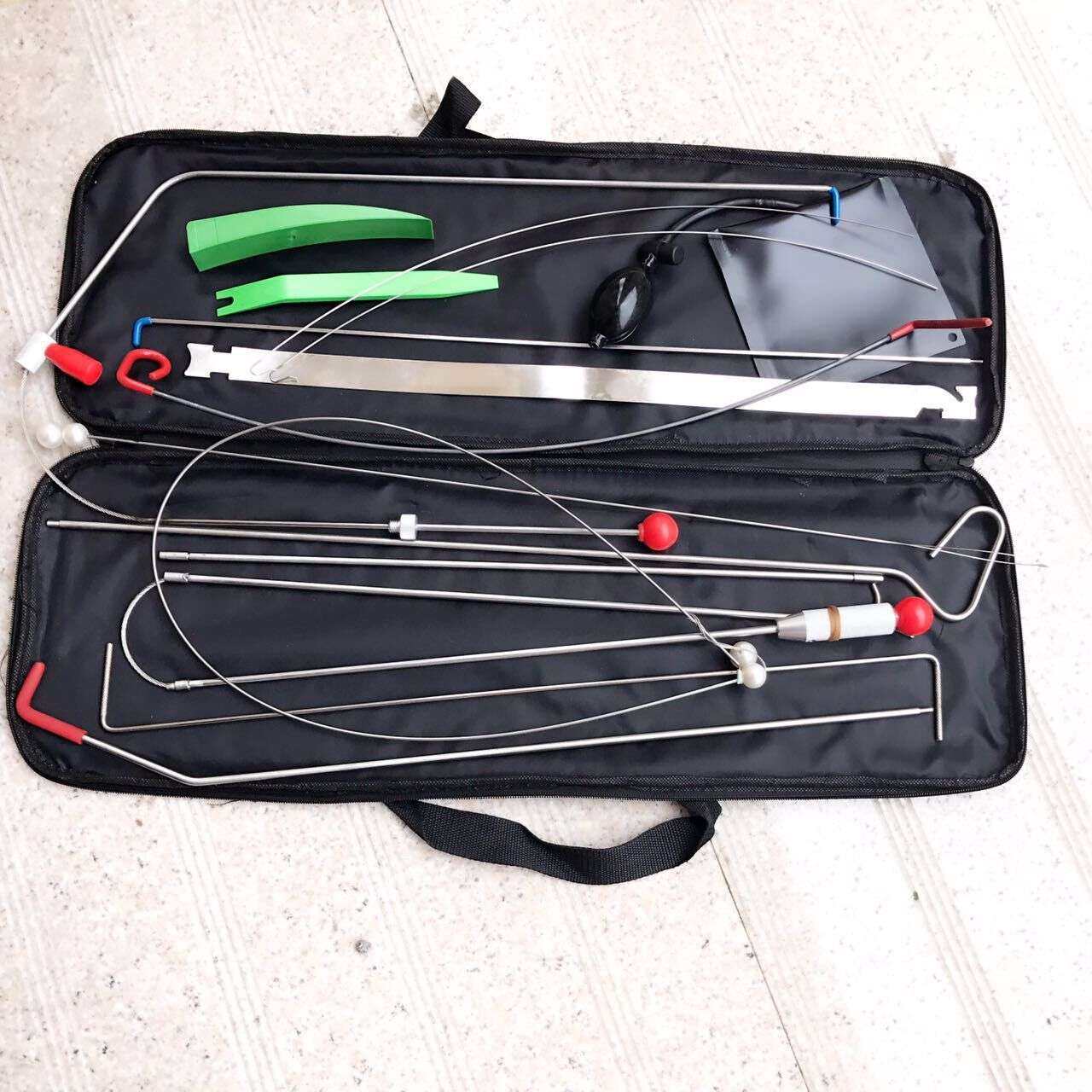 全套long reach grabber 修门专用工具 冰雹坑划痕撬棍弯钩套装