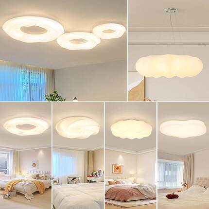 2024年新款客厅主灯吸顶灯严选曲奇卧室现代简约中山led灯饰灯具