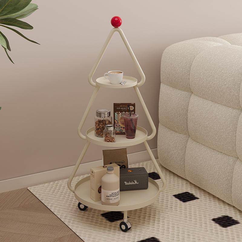 K*奶油风圣诞树边几可移动多层置物架沙发边铁艺小茶几床头收纳角,特色手工艺,其他特色工艺品,淘宝优惠券,粉丝福利购,淘宝优惠卷