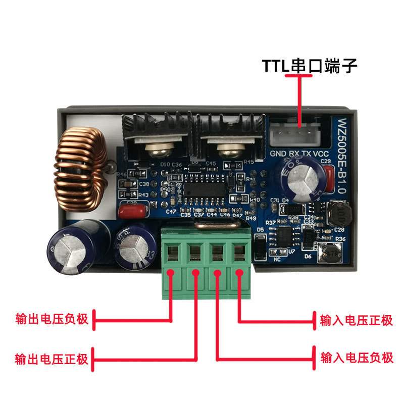 WZ5005E 可调数控直流稳压电源 液晶显示电压电流表降压模块50V5A