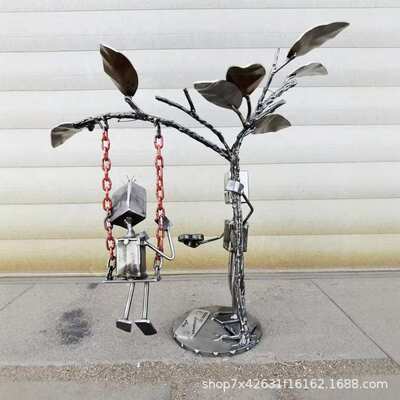 跨境新品 Robot Love Confession Ornament 机器人爱情告白挂饰
