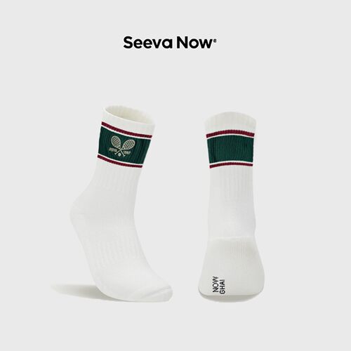 Seevanow复古网球运动袜