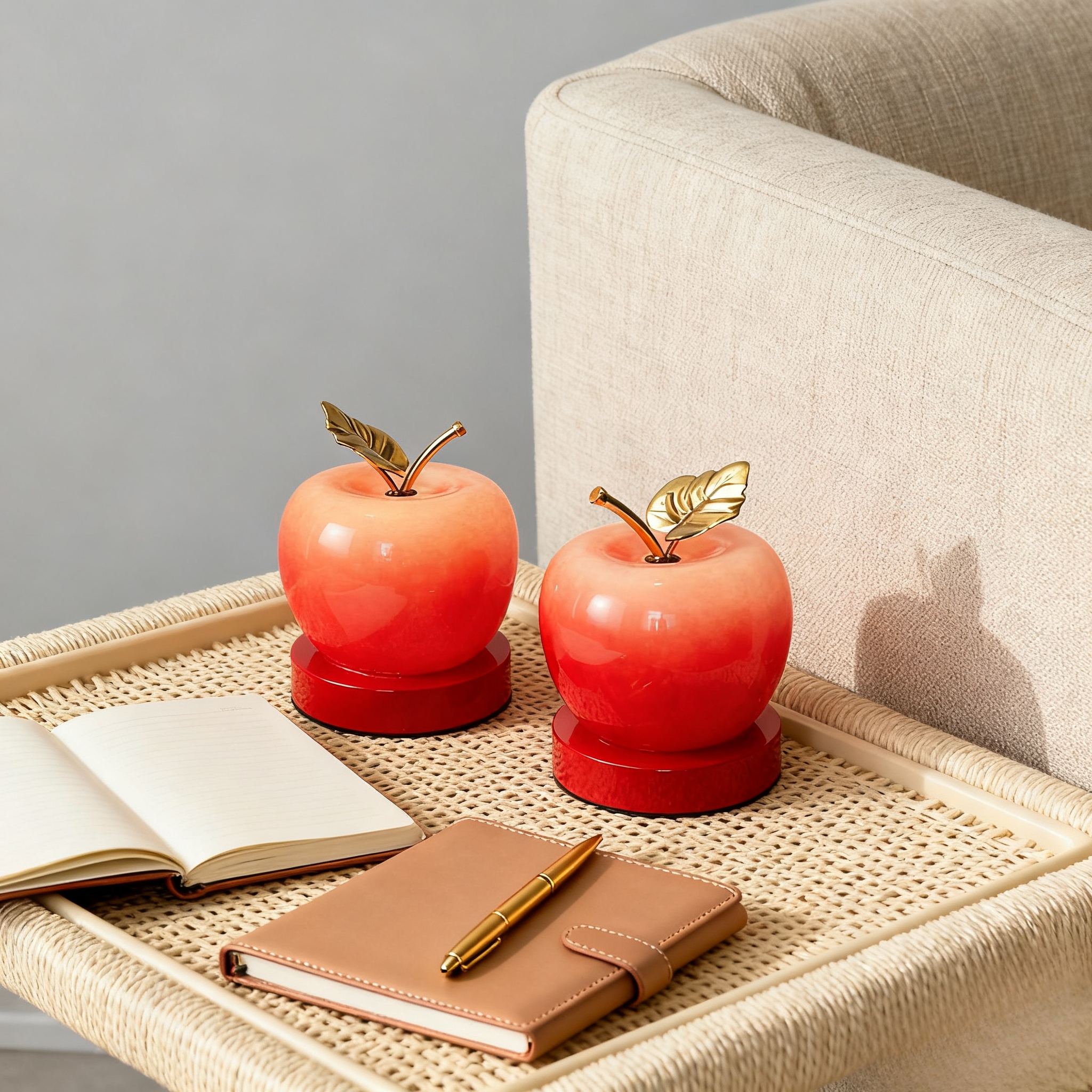 礼礼私藏手提苹果小夜灯便携式充电卧室睡眠台灯户外露营超长续航