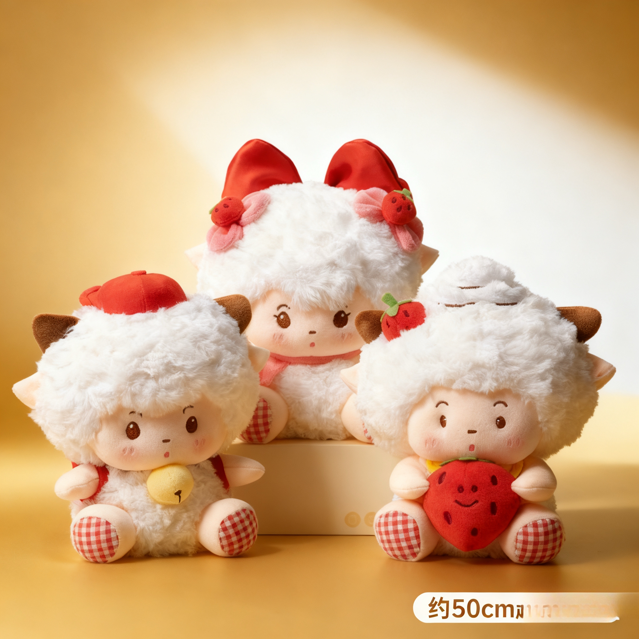 送女友实用日常礼物毛绒玩具美羊羊公仔懒羊羊抱枕礼物玩偶公仔