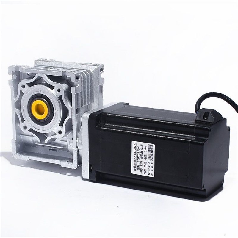 86蜗轮蜗杆步进电机套装8.5N12N涡轮减速机RV040/050带电机驱动器