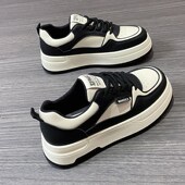 女2024新款 鞋 春季 小白鞋 板鞋 爆款 子春秋女款 运动休V闲百搭平底女