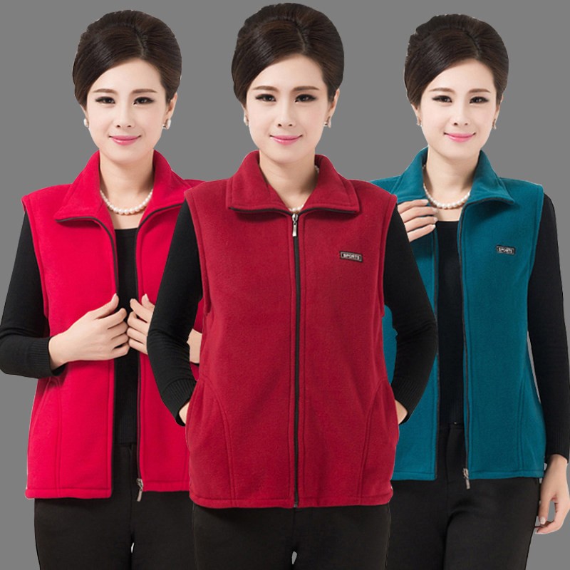 2021新款妈妈秋冬装外套女40-50岁中老年短款马甲中年女装潮坎肩