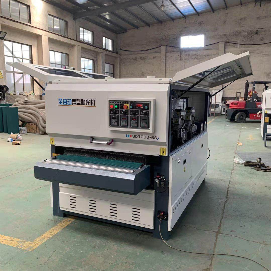 橱柜衣柜门板自动抛光机SD1000-6S门板自动打磨机