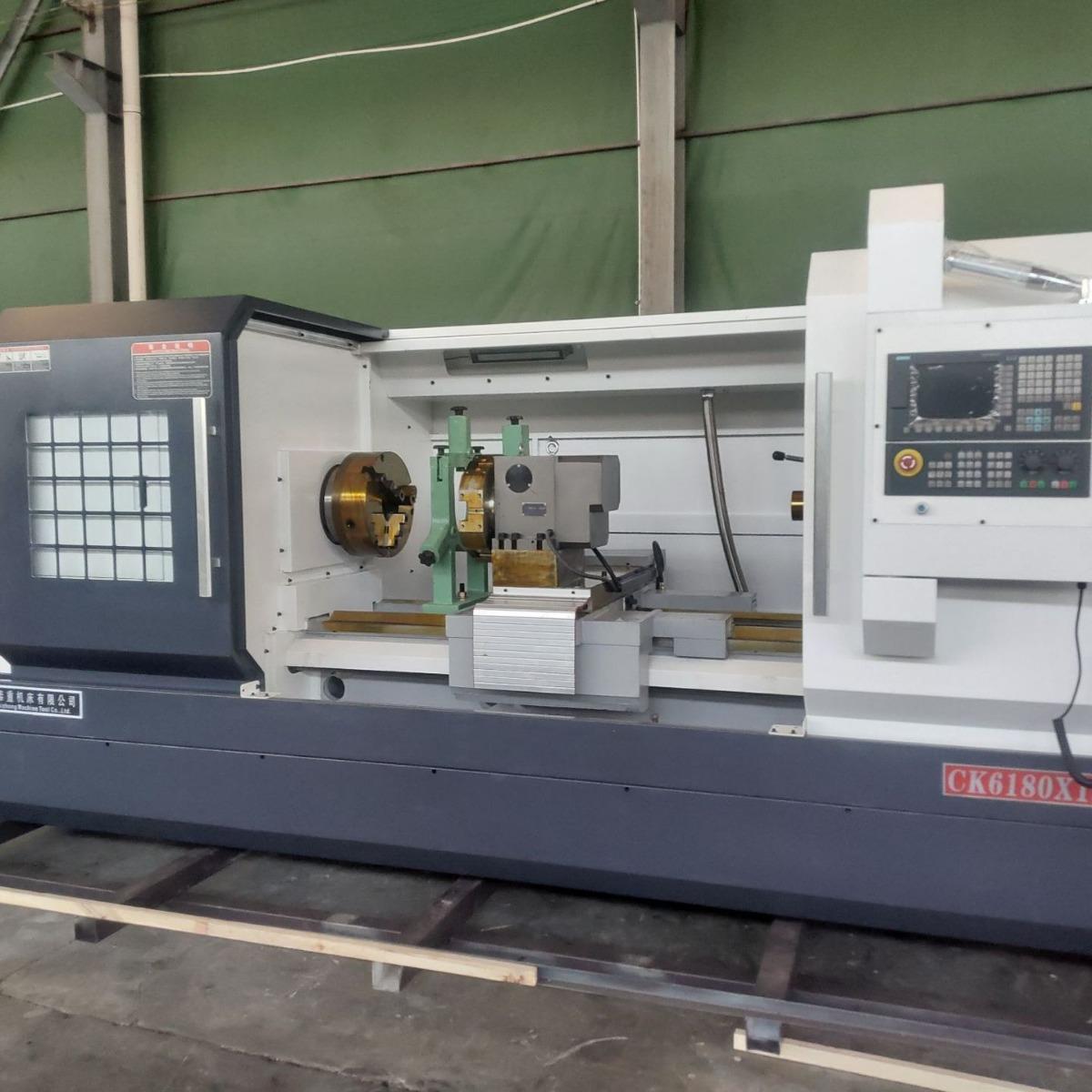 卧式重型精密数控车床CK6180x4000mm标准配置系统980TB3四爪卡盘