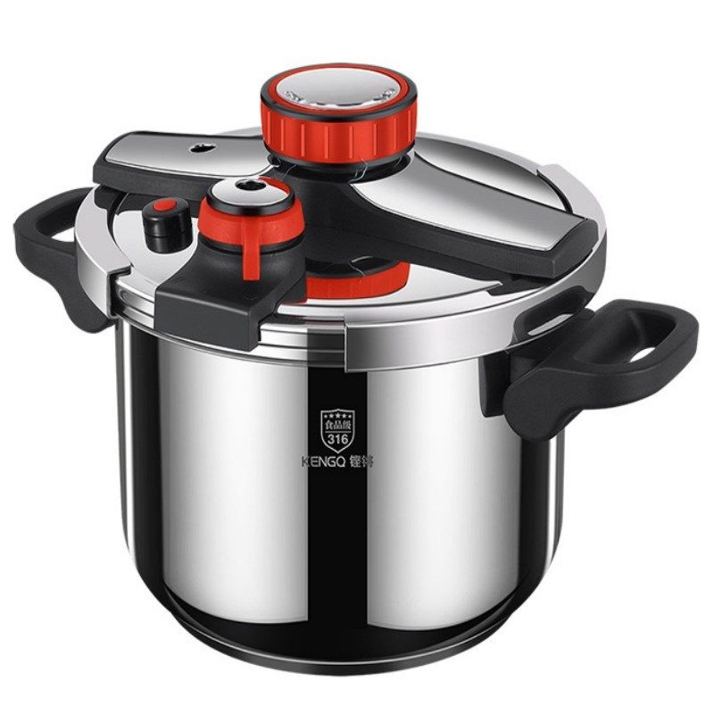 正品316不锈钢压力锅家用大容量高压锅加厚安全防爆电磁燃气通用