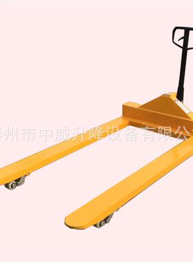 供应叉长4米吨手动液压车托盘搬运车手推地牛油压手推车手拉车