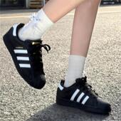 百搭黑贝壳鞋 Superstar经典 板鞋 男女情侣鞋 金标贝壳头小白鞋 休闲