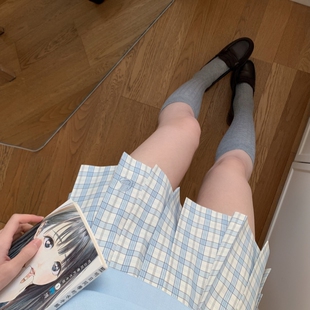 栀野中高冷空气 jk制服格裙原创正版日系春夏学院风半身裙 新品JK