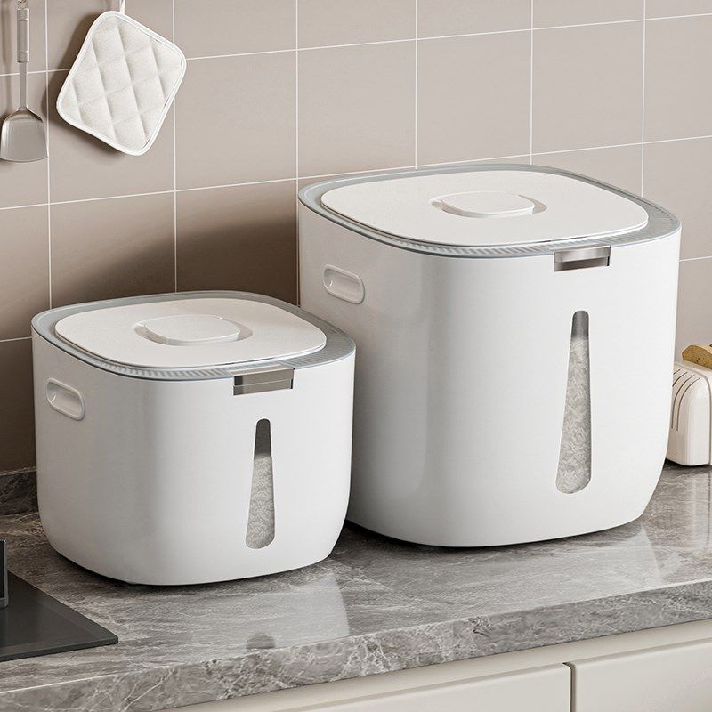 米桶家用2025新款防虫防潮密封加厚收纳储米箱大容量面粉储存米缸
