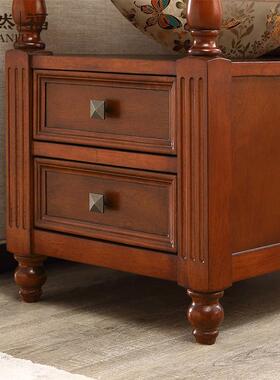 沙发边柜柜侧储边物柜美实木ZRF001角几小桌客厅简约式夹缝茶几沙