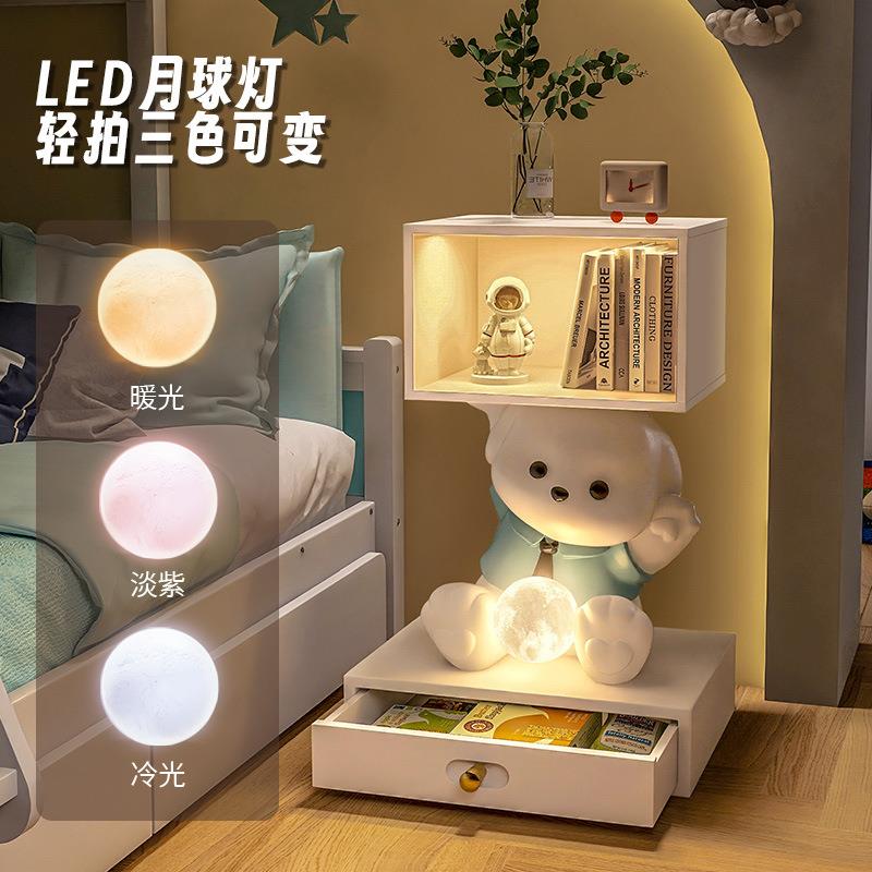 客间厅发旁卡通小狗边BJ2168几卧室房置架创沙意物落地摆件家居装