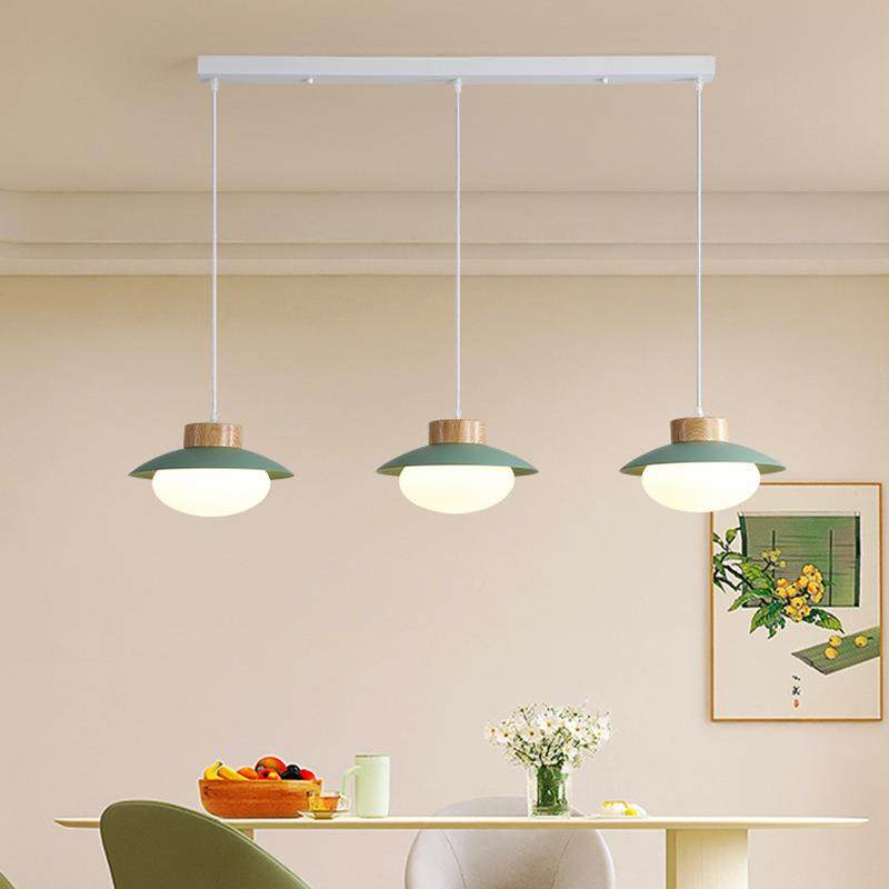 厅吊灯简约现代157艺术油风飞碟奶灯设计师餐饭厅吧台灯日式民宿,家装灯饰光源,智能吊灯,淘宝优惠券,粉丝福利购,淘宝优惠卷