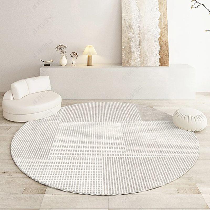 跨境日式客厅圆LUH形地垫毯卧室电转椅地垫脑椅小子脚日系风茶几