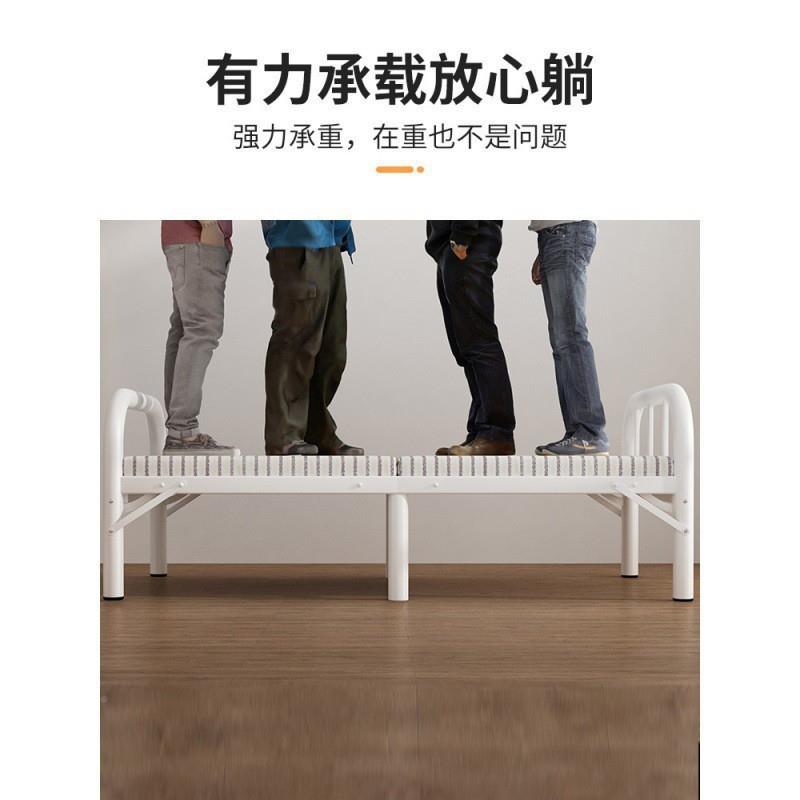 可收起的可以叠的床可拆收的单人床HDM-1来铁床加收厚床加固折叠