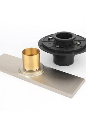 80328防+臭加厚长条地漏卫间浴房大排量地漏底座淋生下水道浴室