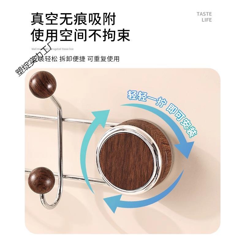 衣架门后打孔粘钩承重排钩入塑绽实力户门壁挂无痕挂衣挂钩免吸盘