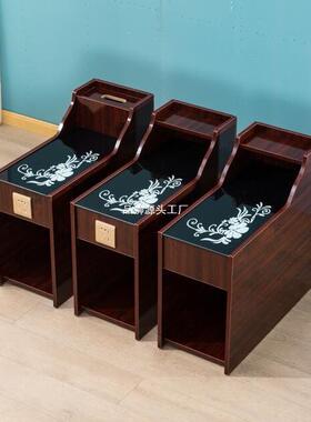 AL足浴店几茶柜足疗茶PEF桑几拿按摩床浴场足浴发中间小沙茶几柜