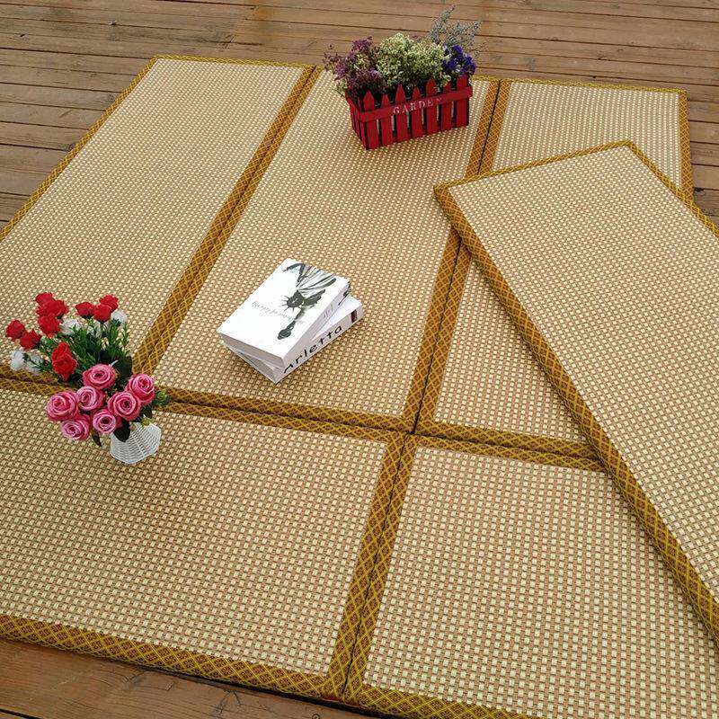 榻米垫石墨烯棕加热日式铺地垫炕炕垫FQB踏踏榻米床垫飘窗垫椰黄